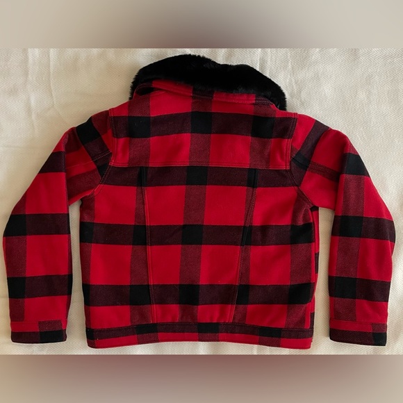 Gap Red and Black Plaid Jacket - Picture 2 of 5